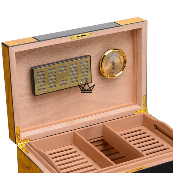 Cave à Cigares - TIGER Deluxe - - Cave à cigare - Cadeau, Noël, Anniversaire, Original - Atelier Atypique