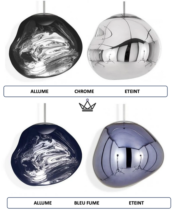 Lustre suspension Luminaire - Melt - - luminaire - Cadeau, Noël, Anniversaire, Original - Atelier Atypique