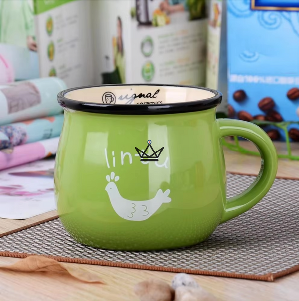 Mug vintage en céramique - RIGNAL - - Mug - Cadeau, Noël, Anniversaire, Original, Fête des pères, fête des mères - Atelier Atypique