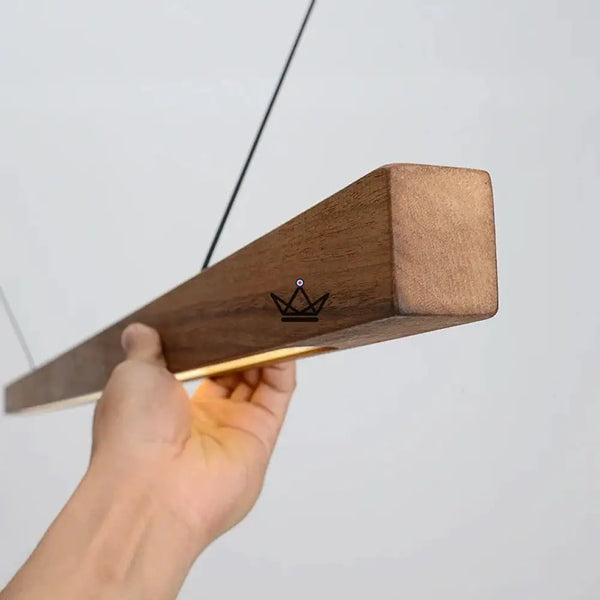 Lampe Suspendue LED en Bois Massif - Rhythm Nordic - - luminaire - Cadeau, Noël, Anniversaire, Original, Fête des pères, fête des mères - Atelier Atypique