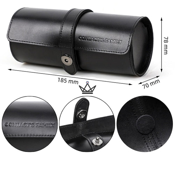 Etui de voyage pour montre automatique en cuir - ChronoGuard (personnalisable) - - etui montre personnalisable - Cadeau, Noël, Anniversaire, Original - Atelier Atypique