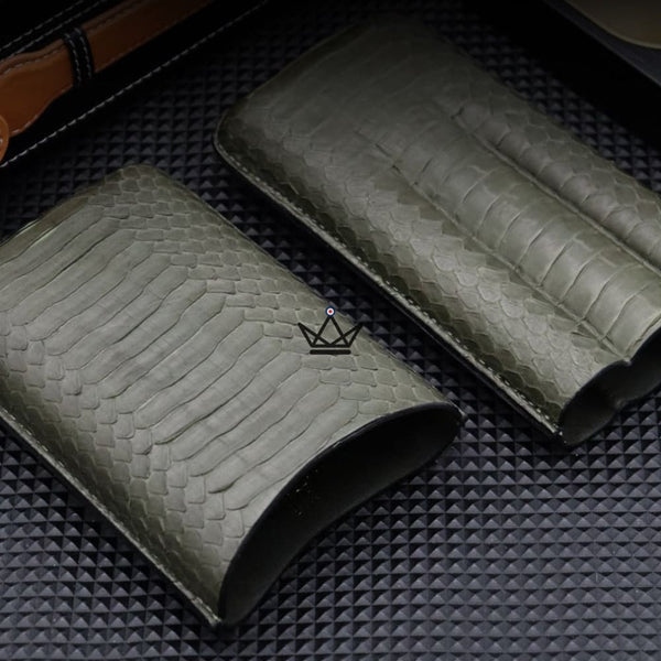 Etui à cigare en cuir - AURELIUS - - etui cigare - Cadeau, Noël, Anniversaire, Original - Atelier Atypique