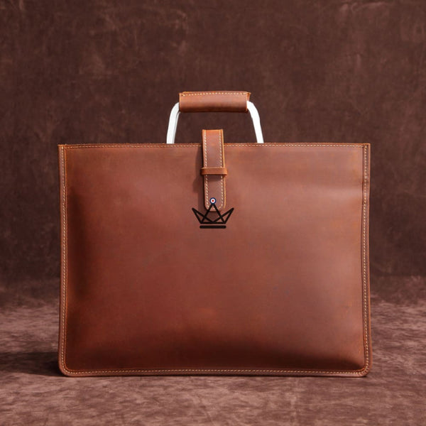 Sacoche en cuir vintage - WINSTON - - Sacoche - Cadeau, Noël, Anniversaire, Original - Atelier Atypique