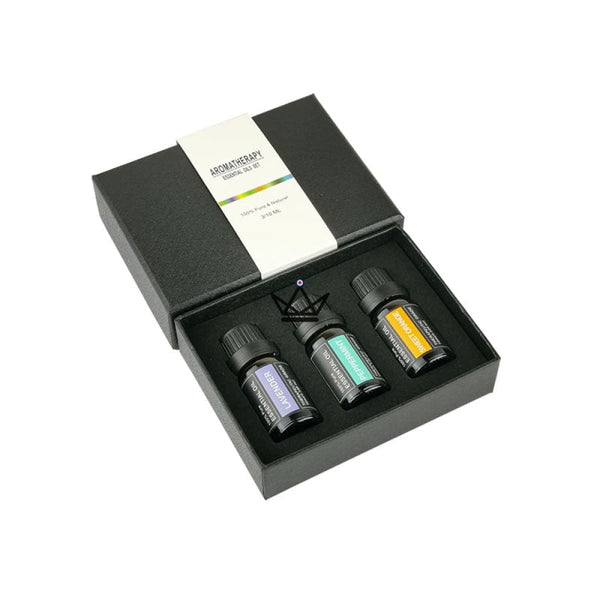 Coffret de 14 huiles essentielles — AROMA 14, Trio (3 flacons : 1 à 3)