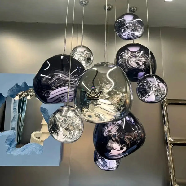 Lustre suspension Luminaire - Melt - - luminaire - Cadeau, Noël, Anniversaire, Original - Atelier Atypique
