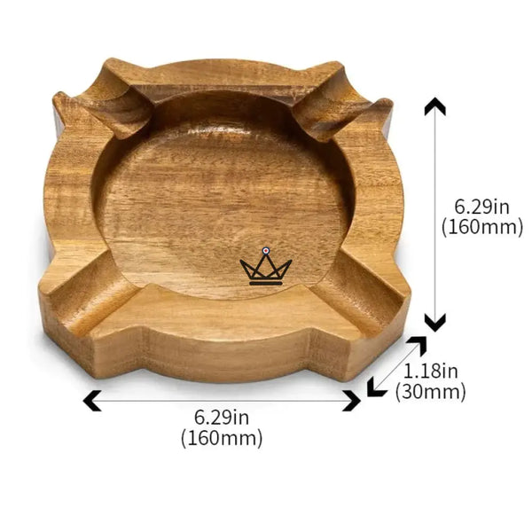 Cendrier 4 cigares - Trinidad Wood - - cendrier - Cadeau, Noël, Anniversaire, Original - Atelier Atypique