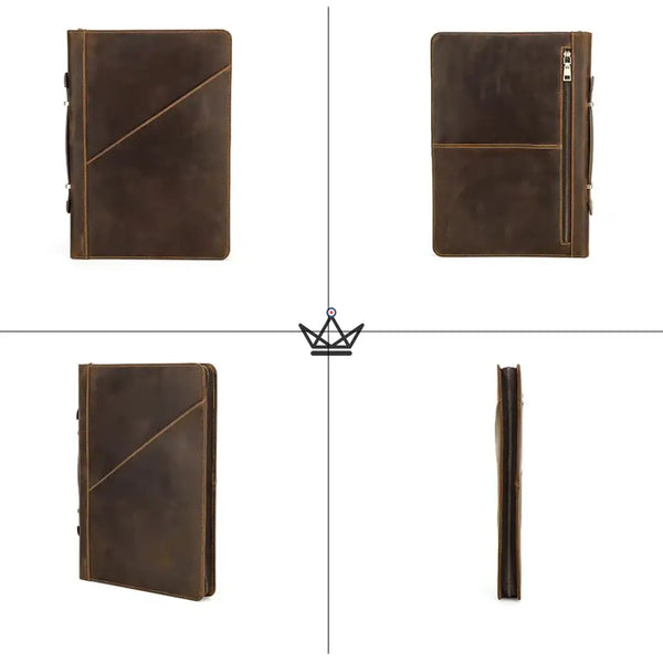 Aanpasbare lederen MacBook-hoes 13"-16" - CODEX Voyager