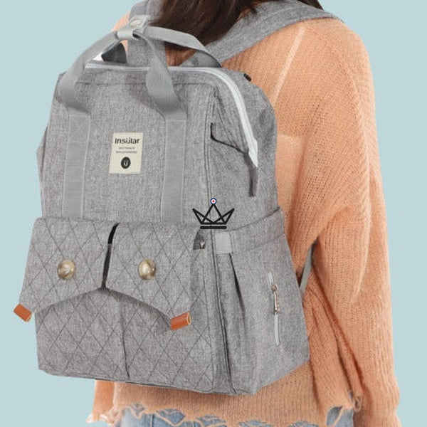 Sac de maternité / à langer - INSÜLAR - - sac de maternité - Cadeau, Noël, Anniversaire, Original - Atelier Atypique