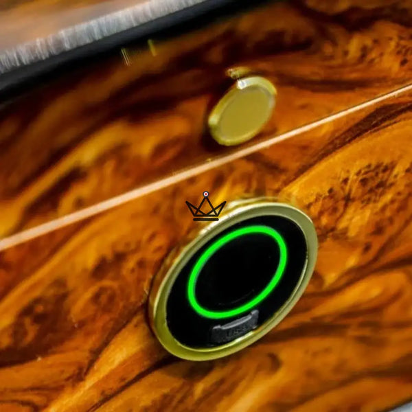 Cave à cigares à ouverture par Empreinte Digitale - Guevara Élégance - - - Cadeau, Noël, Anniversaire, Original, Fête des pères, fête des mères - Atelier Atypique