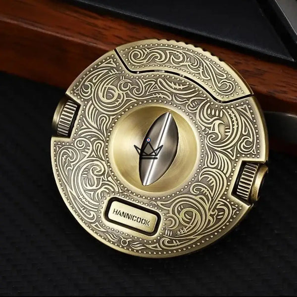 Coupe-Cigare Circulaire - Héritage Edition - - coupe cigare - Cadeau, Noël, Anniversaire, Original, Fête des pères, fête des mères - Atelier Atypique