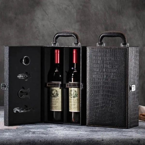 Geschenkset met 2 flessen wijn en sommelieraccessoires — SOMMELIER – 11/13
