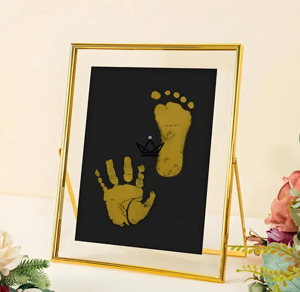 Kit d'empreintes de pieds et mains pour bébé — BABY PRINT, Or