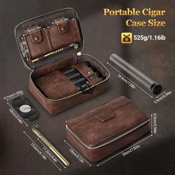 Cave à cigare de voyage et accessoires — Magyars Crystal – 3/12