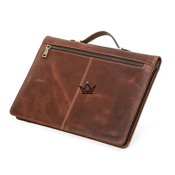 Aanpasbare lederen MacBook-hoes 13"-16" - CODEX Voyager