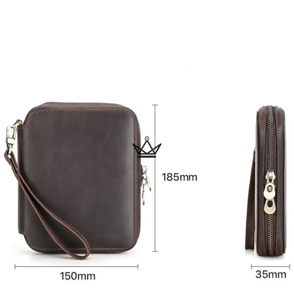 Personaliseerbare reisetui voor horloges – Voyageur Keeper — Volnerfleer, 4 maten: 2 tot 8 horloges – 16/20