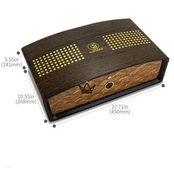 Cave à cigares à ouverture par Empreinte Digitale - Guevara Élégance - - - Cadeau, Noël, Anniversaire, Original, Fête des pères, fête des mères - Atelier Atypique