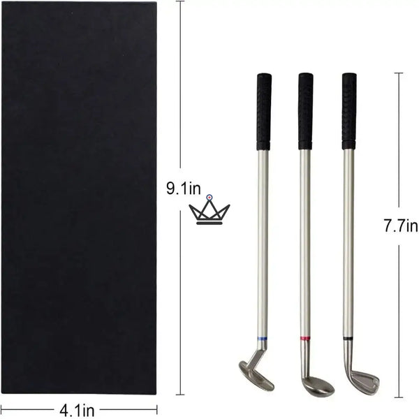 Golfclub-pennenset, cadeau voor bureau van golfer - BIRDIE
