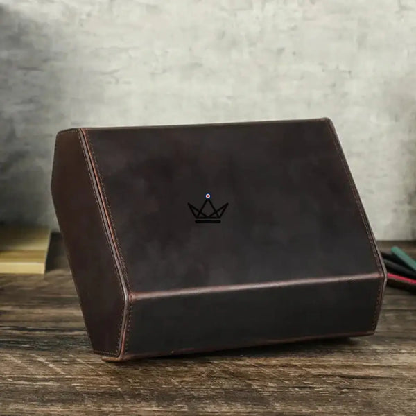 Etui de voyage personnalisable pour montre automatique en cuir — Voyageur Hexagone – 12/26
