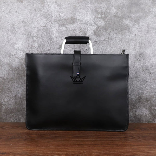 Sacoche en cuir vintage - WINSTON - - Sacoche - Cadeau, Noël, Anniversaire, Original - Atelier Atypique