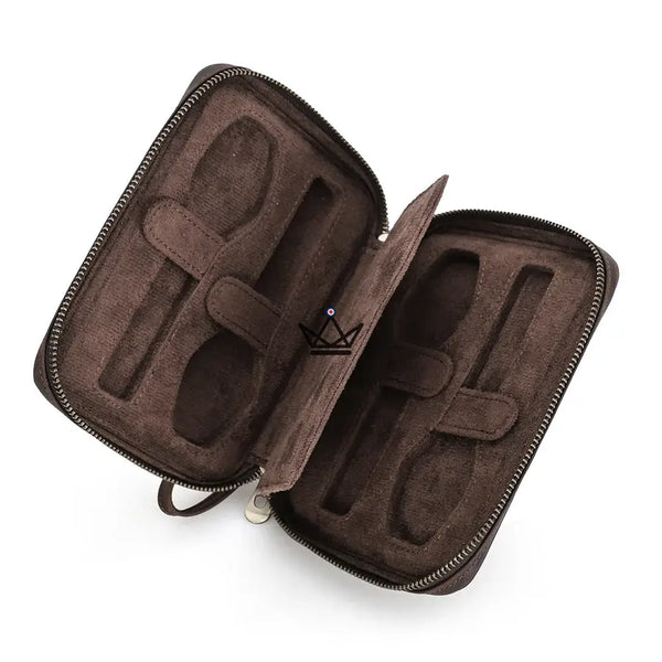 Personaliseerbare reisetui voor horloges – Voyageur Keeper — Volnerfleer, 4 maten: 2 tot 8 horloges – 10/20