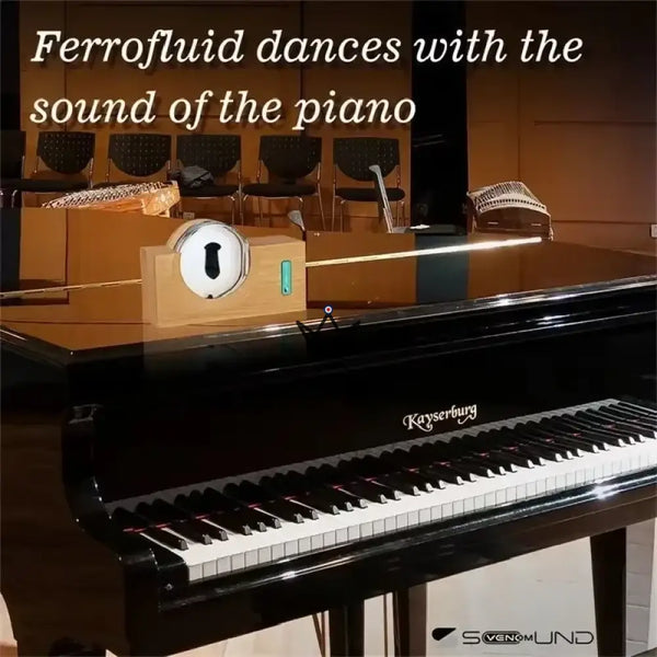 Ferrofluid-speaker die danst op het ritme van de muziek - ONDA