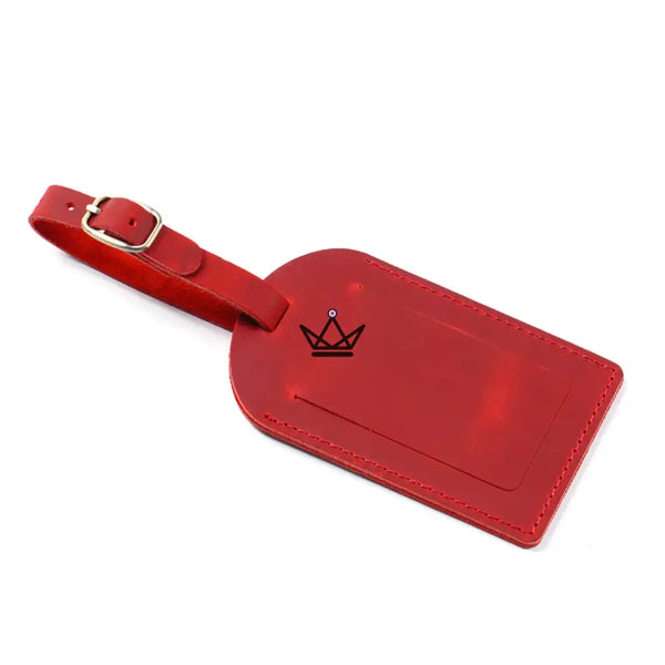 Étiquette à Bagage personnalisable en Cuir – Voyageur Tag