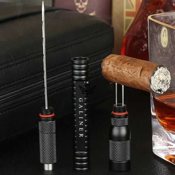 Cave à cigare de voyage en cuir - SPECTRUM STYLE - - cave a cigare - Cadeau, Noël, Anniversaire, Original - Atelier Atypique