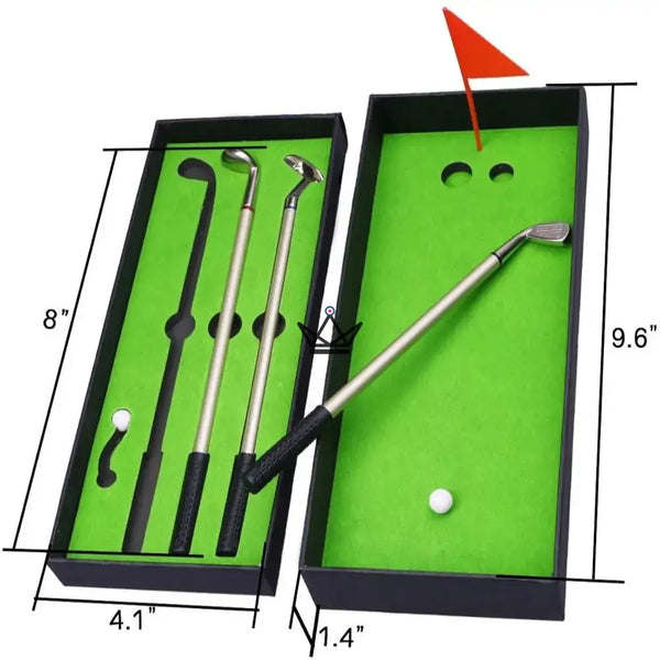 Golfclub-pennenset, cadeau voor bureau van golfer - BIRDIE
