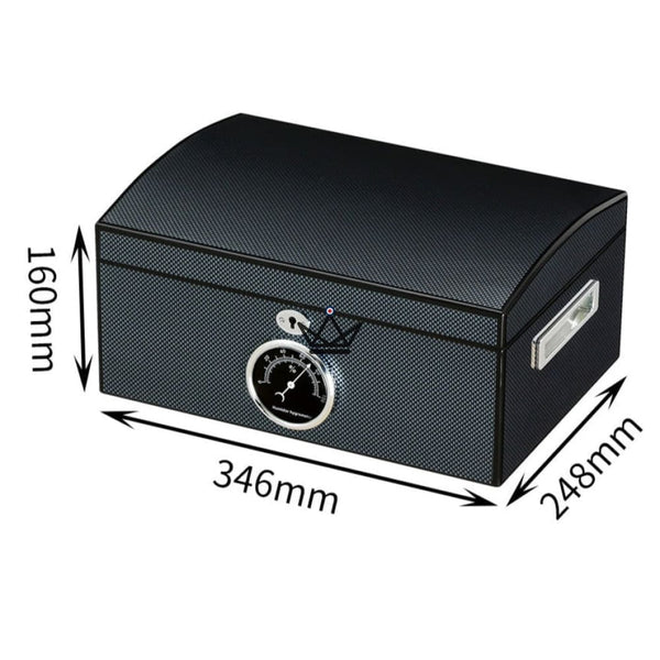 Cave à Cigare - Troubadour Carbone - - Cave à cigare Out - Cadeau, Noël, Anniversaire, Original - Atelier Atypique