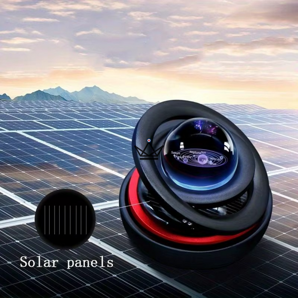 Magnetisch zonnestelsel op zonne-energie, roterende ringen - HELIA