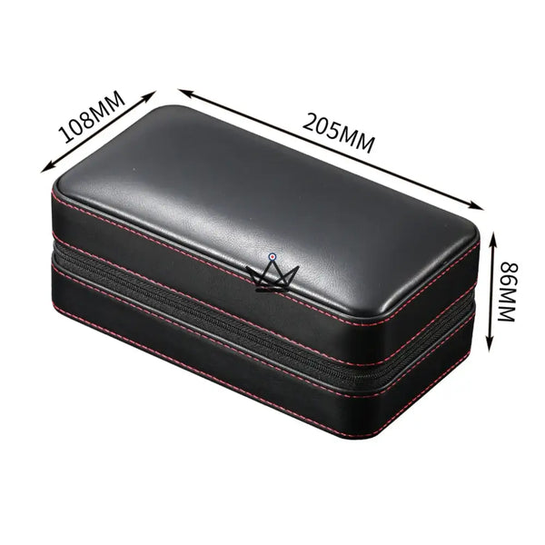 Cave à cigare de voyage en cuir - CLINT Original - - cave a cigare - Cadeau, Noël, Anniversaire, Original, Fête des pères, fête des mères - Atelier Atypique