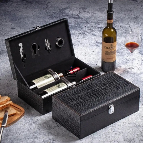 Geschenkset met 2 flessen wijn en sommelieraccessoires — SOMMELIER – 9/13