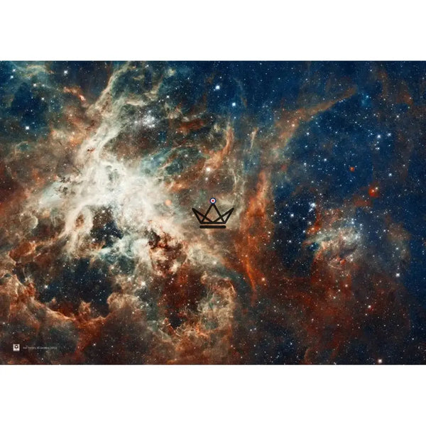 Poster van nevel en sterrenstelsel op canvas, 17 visuals - NEBULA