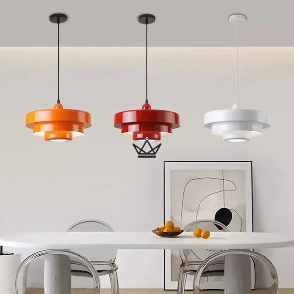 Hanglamp armatuur — Marimekko Z, Vlammend rood