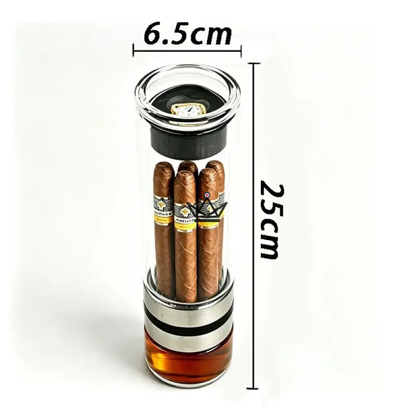 Infuseur à Cigare Verre Borosilicate 3-5 Cigares — INFUSIO CALICE – 4/6