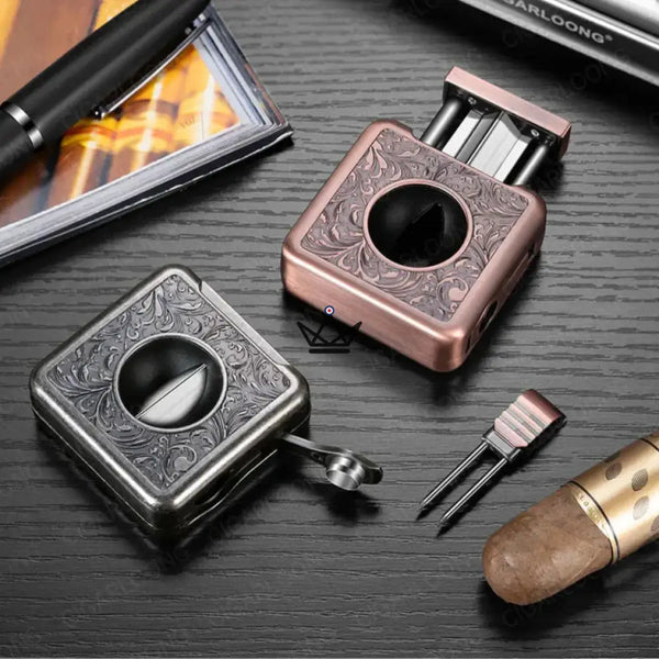 4-in-1 Deluxe Cigar Cutter – Empire Edition