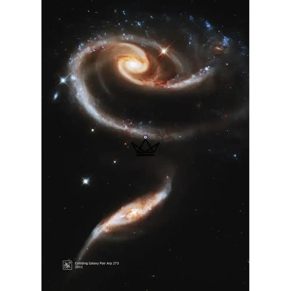 Poster van nevel en sterrenstelsel op canvas, 17 visuals - NEBULA