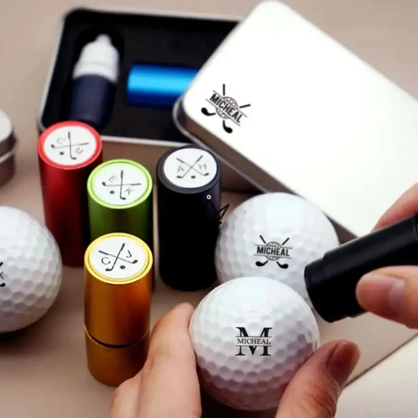 Tampon pour balles de golf personnalisable, monogramme ou logo — PAR