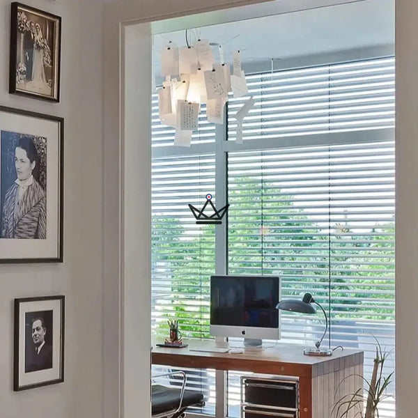 Lustre suspension Luminaire - Zettel Style Mémosphère - - luminaire - Cadeau, Noël, Anniversaire, Original - Atelier Atypique