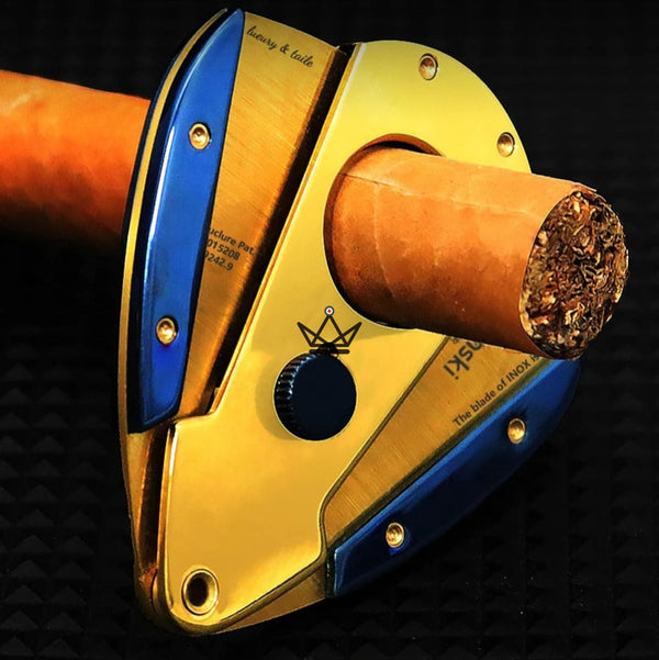 Guillotine Cigar Cutter - Azzurro Edition