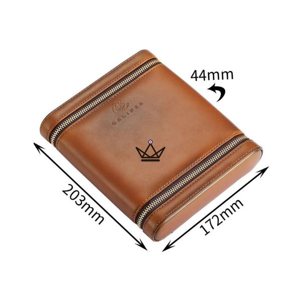 ZIPY Leder-Reiseetui – 6 Zigarren