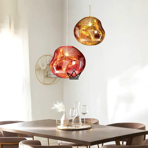 Lustre suspension Luminaire - Melt - - luminaire - Cadeau, Noël, Anniversaire, Original - Atelier Atypique