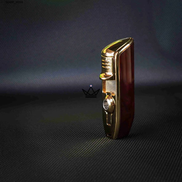 Briquet Chalumeau COHIBA - 3 Torches HOUDINI cigare bordeau