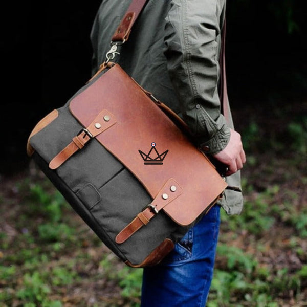 Sacoche en cuir vintage - NOE - - Sacoche - Cadeau, Noël, Anniversaire, Original - Atelier Atypique