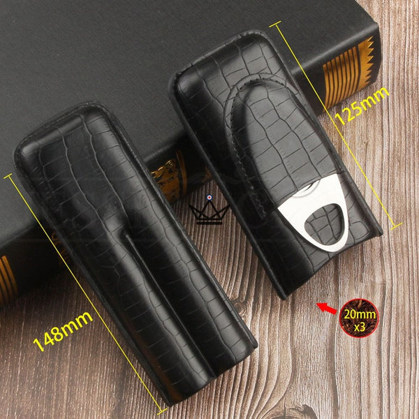 Etui à cigare en cuir - Beast - - etui cigare - Cadeau, Noël, Anniversaire, Original - Atelier Atypique