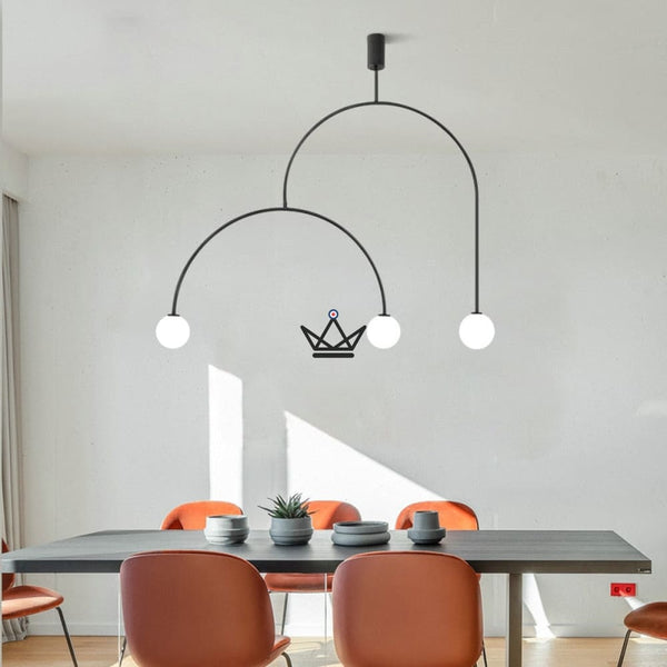 Lustre Suspension - Balance - - luminaire - Cadeau, Noël, Anniversaire, Original - Atelier Atypique