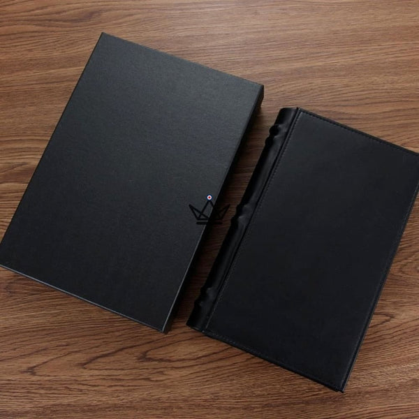 Cave à cigare en cuir - CUBA SECRET BOOK original luxe caché livre coffret noir