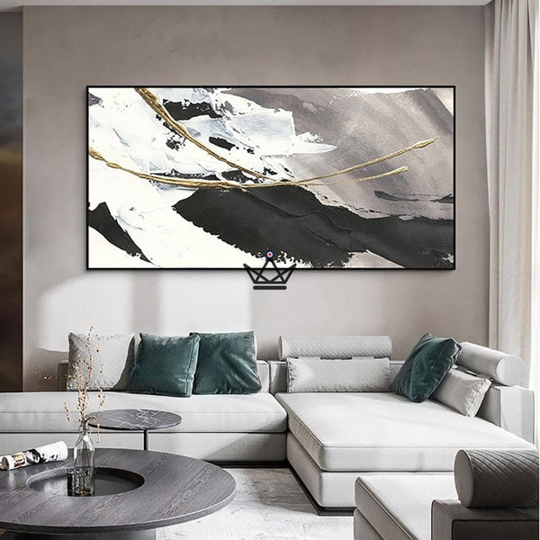 Peinture à l'huile sur toile XXL - Échos Chromatiques - - toile - Cadeau, Noël, Anniversaire, Original - Atelier Atypique