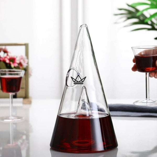 Carafe à vin / décanteur Pyramide - YUCATAN - - carafe à decanter - Cadeau, Noël, Anniversaire, Original - Atelier Atypique