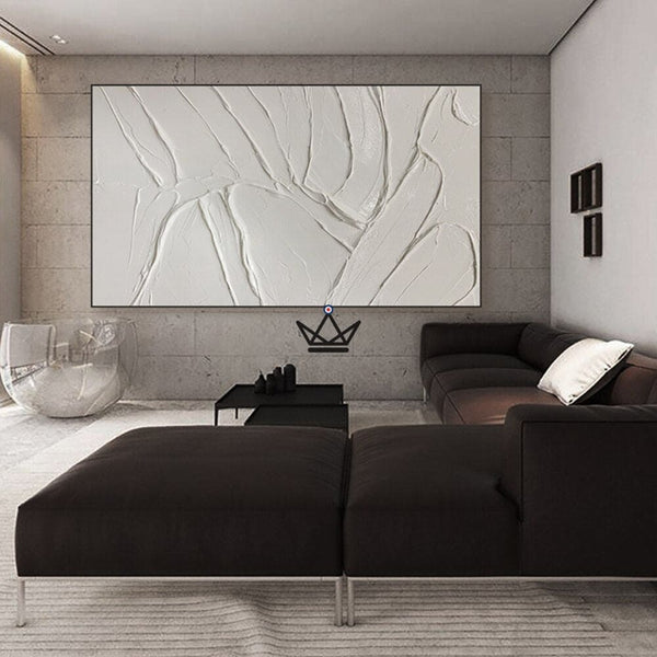 Peinture à l'huile sur toile XXL - Éclat Minimaliste - - toile - Cadeau, Noël, Anniversaire, Original - Atelier Atypique